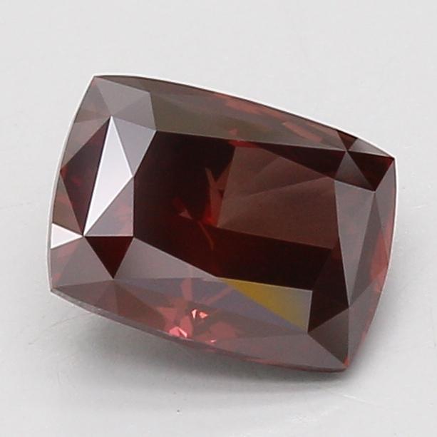 2.06 Ct. Fancy Deep Pink Cushion Lab Grown Diamond