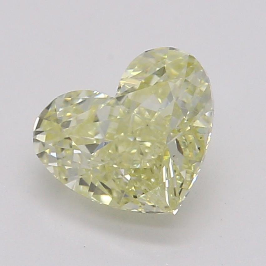 0.50 Ct. Fancy Light Yellow Heart Diamond