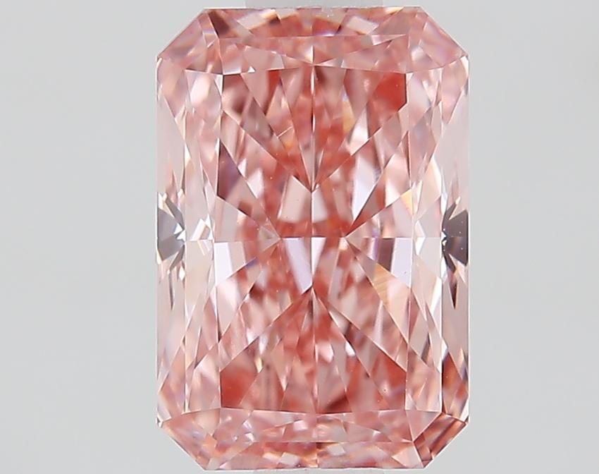 1.36 Ct. Fancy Vivid Pink Radiant Lab Grown Diamond