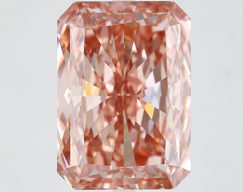 18.35 Ct. Fancy Vivid Pink Radiant Lab Grown Diamond