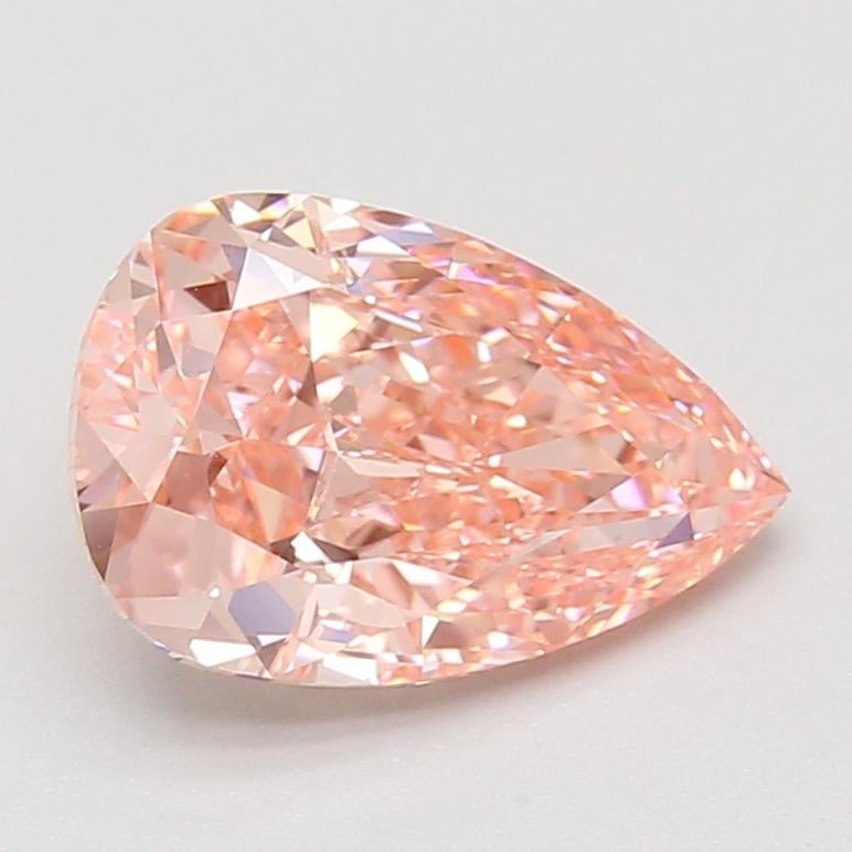 3.06 Ct. Fancy Vivid Pink Pear Lab Grown Diamond