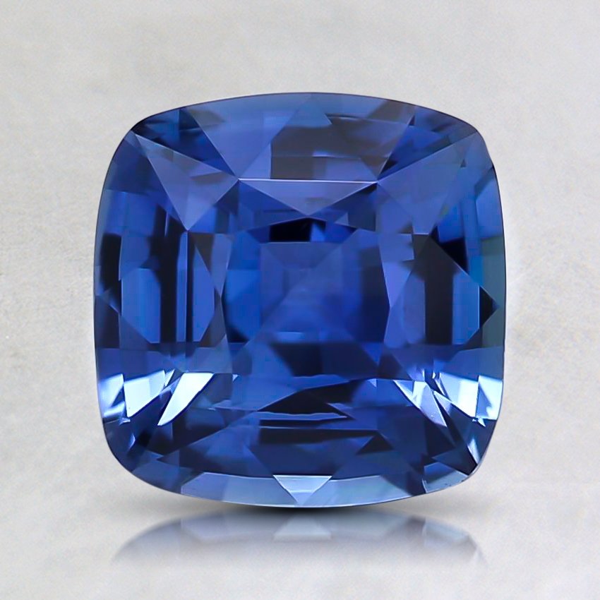 7mm Premium Blue Cushion Sapphire