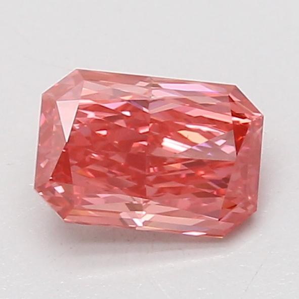 1.31 Ct. Fancy Vivid Pink Radiant Lab Grown Diamond