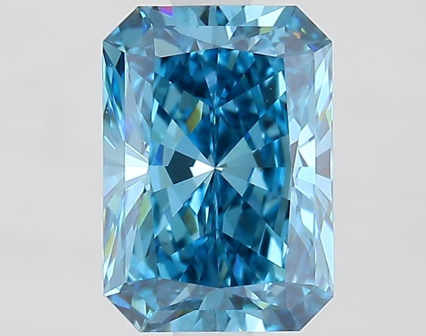 1.60 Ct. Fancy Vivid Blue Radiant Lab Grown Diamond