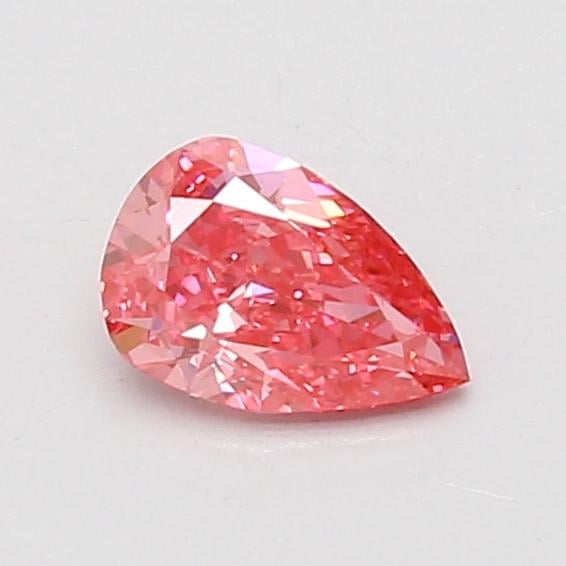 0.55 Ct. Fancy Vivid Pink Pear Lab Grown Diamond
