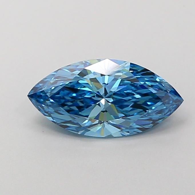 1.02 Ct. Fancy Vivid Blue Marquise Lab Grown Diamond