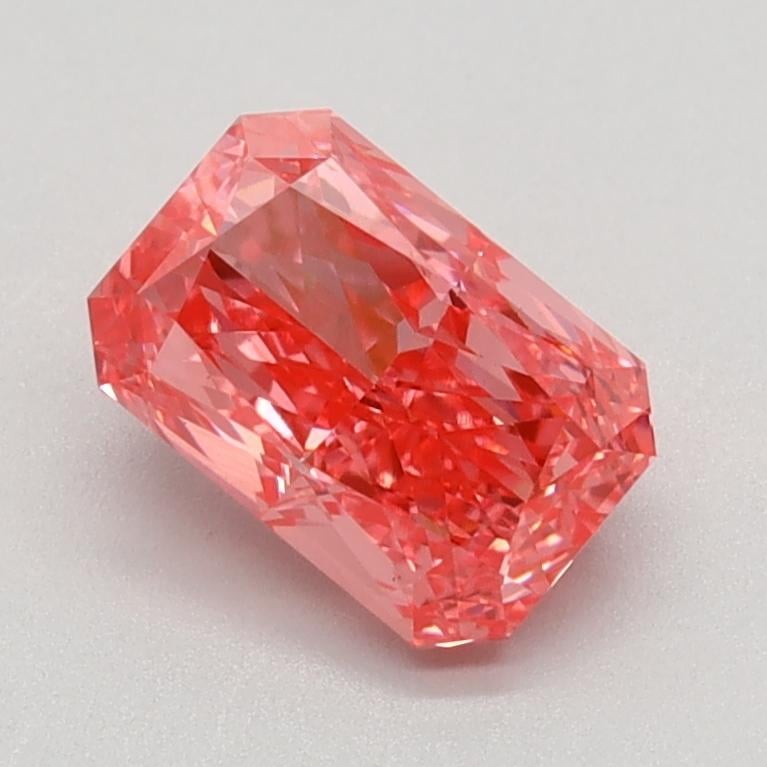 1.06 Ct. Fancy Vivid  Pink Radiant Lab Grown Diamond
