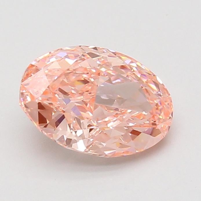 2.01 Ct. Fancy Vivid Pink Oval Lab Grown Diamond