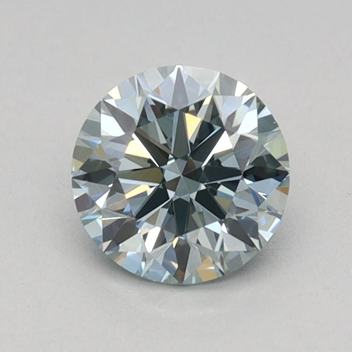 0.50 Ct. Fancy Bluish Green Round Lab Grown Diamond