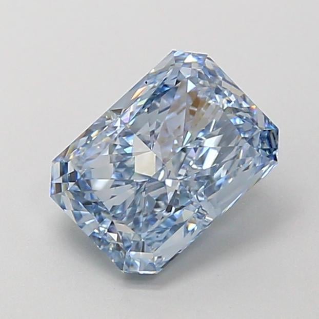 1.57 Ct. Fancy Vivid  Blue Radiant Lab Grown Diamond