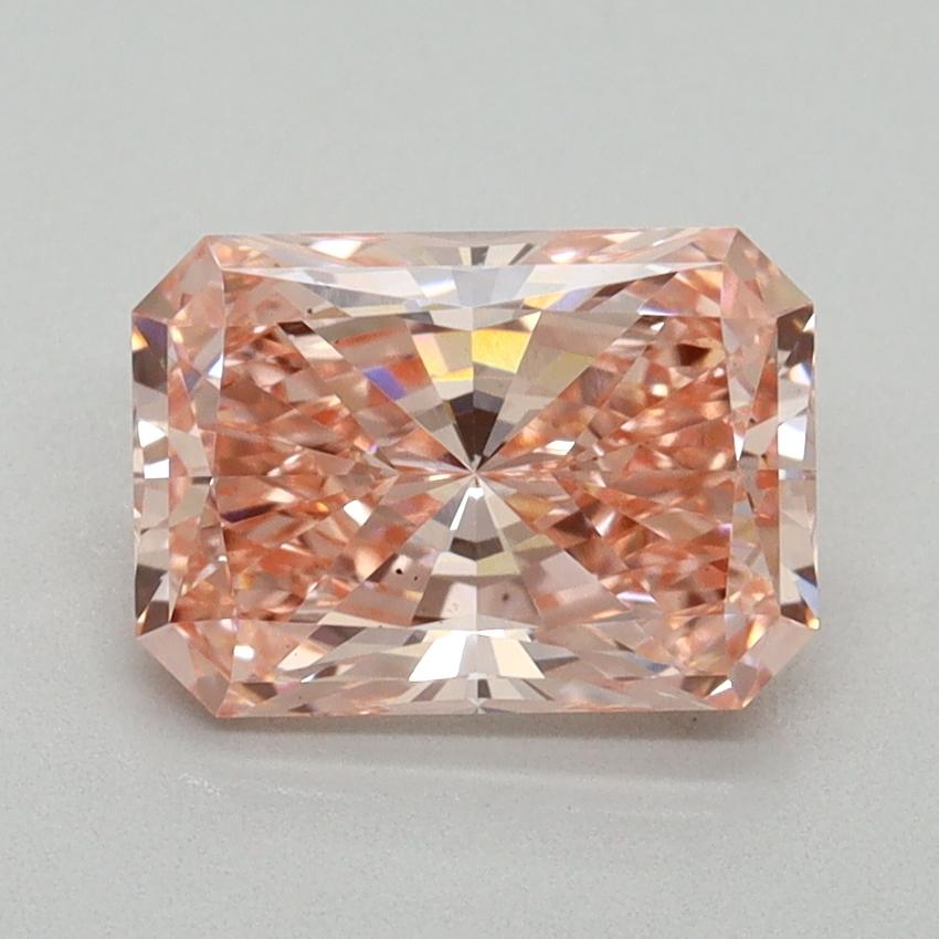 1.74 Ct. Fancy Vivid Pink Radiant Lab Grown Diamond