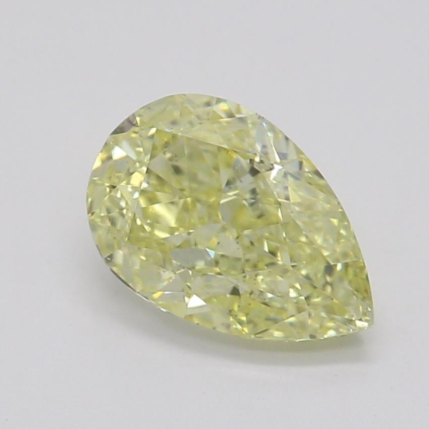 0.70 Ct. Fancy Yellow Pear Diamond