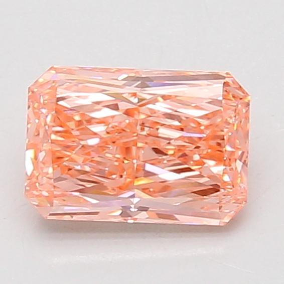 1.36 Ct. Fancy Vivid Pink Radiant Lab Grown Diamond