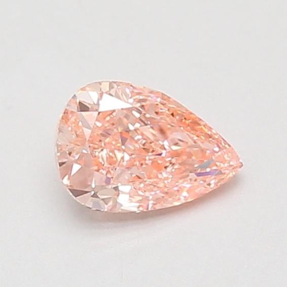 0.59 Ct. Fancy Vivid Pink Pear Lab Grown Diamond