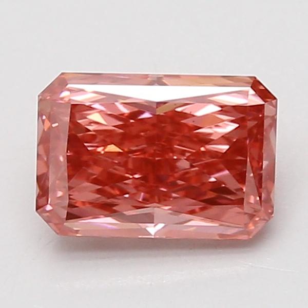 1.55 Ct. Fancy Vivid Pink Radiant Lab Grown Diamond