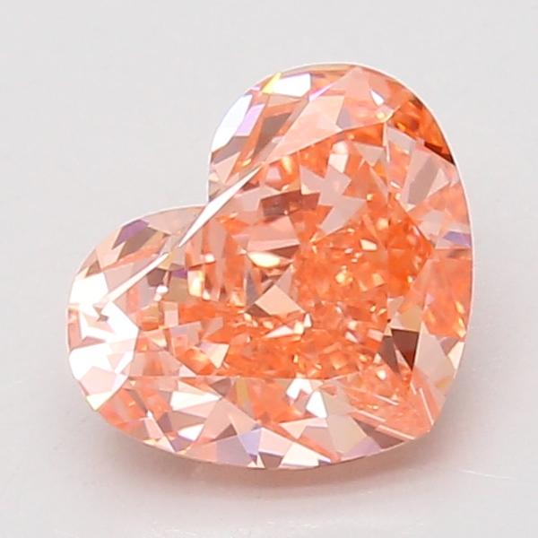 2.01 Ct. Fancy Vivid Pink Heart Lab Grown Diamond