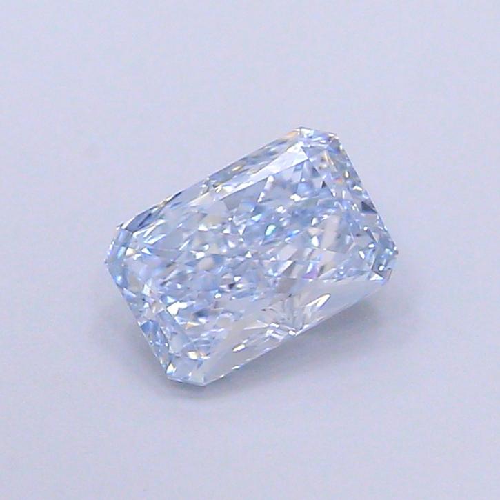 1.00 Ct. Fancy Light  Blue Radiant Lab Grown Diamond