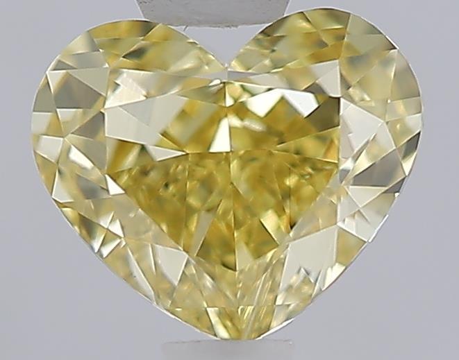 1.09 Ct. Fancy Intense  Yellow Heart Lab Grown Diamond
