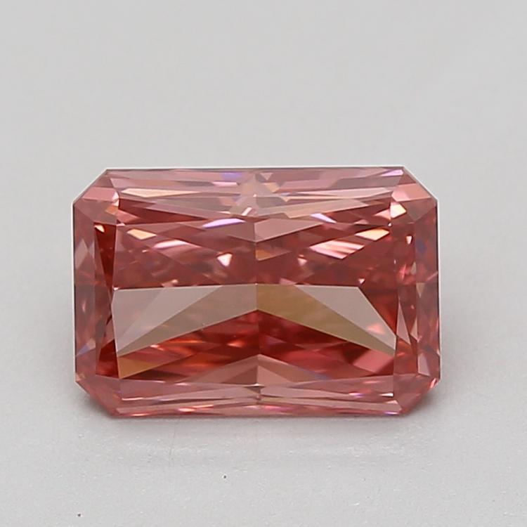 2.10 Ct. Fancy Vivid Pink Radiant Lab Grown Diamond