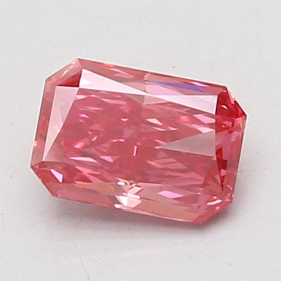 1.07 Ct. Fancy Vivid Pink Radiant Lab Grown Diamond