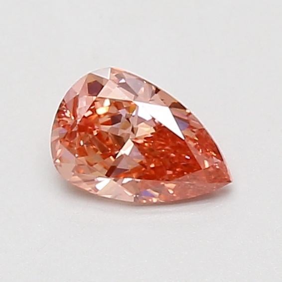 0.53 Ct. Fancy Vivid Pink Pear Lab Grown Diamond