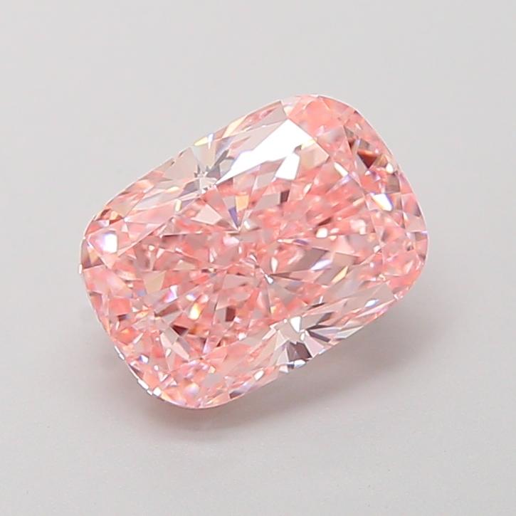 2.03 Ct. Fancy Intense Pink Cushion Lab Grown Diamond
