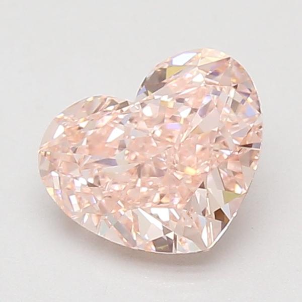 1.60 Ct. Fancy Intense Pink Heart Lab Grown Diamond