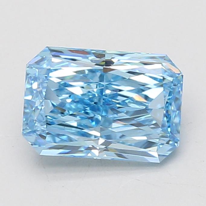 2.09 Ct. Fancy Vivid Blue Radiant Lab Grown Diamond