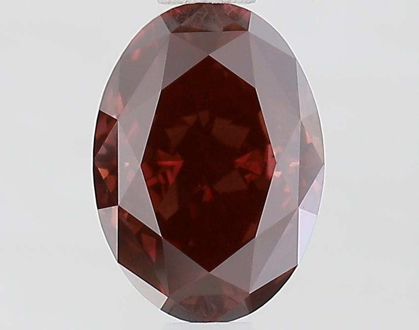 1.06 Ct. Fancy Deep Pink Oval Lab Grown Diamond