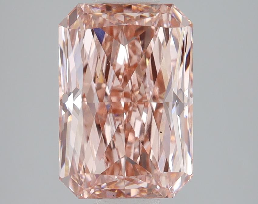 3.09 Ct. Fancy Vivid Pink Radiant Lab Grown Diamond