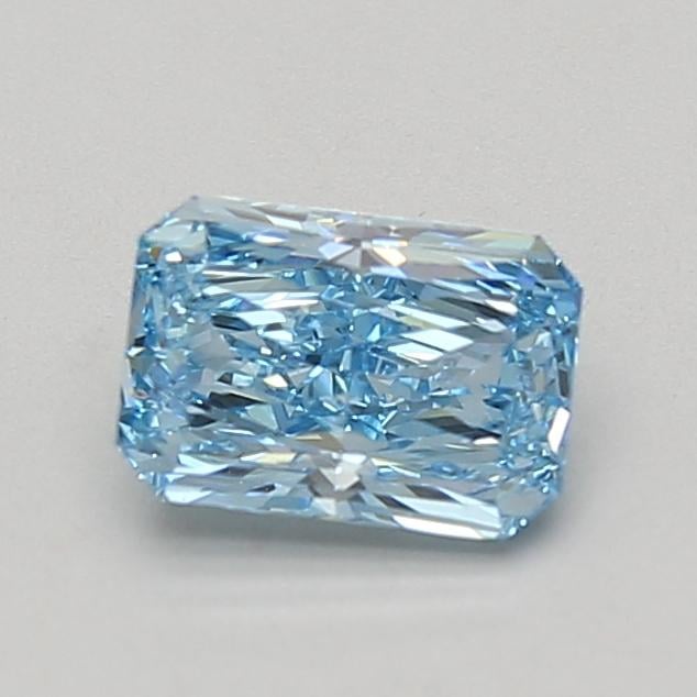 1.08 Ct. Fancy Vivid Blue Radiant Lab Grown Diamond