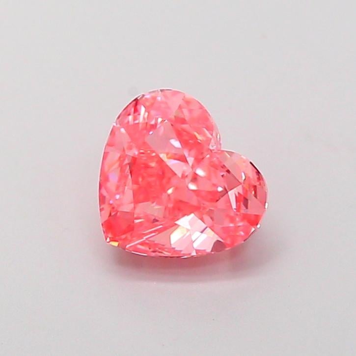 1.04 Ct. Fancy Vivid  Pink Heart Lab Grown Diamond