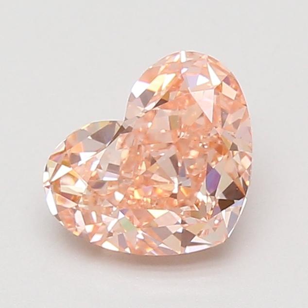 1.55 Ct. Fancy Vivid Pink Heart Lab Grown Diamond