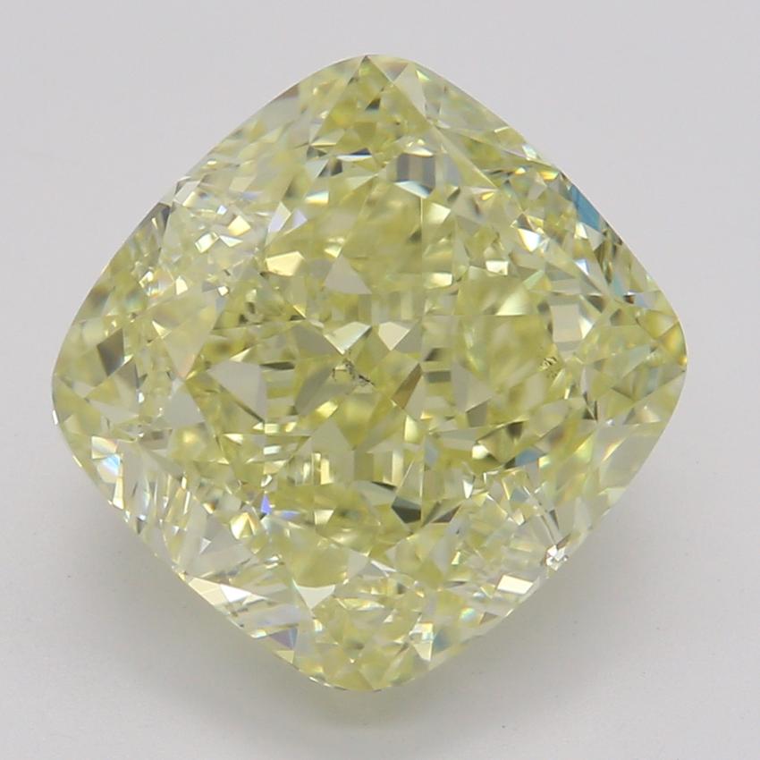 3.32 Ct. Fancy Yellow Cushion Diamond