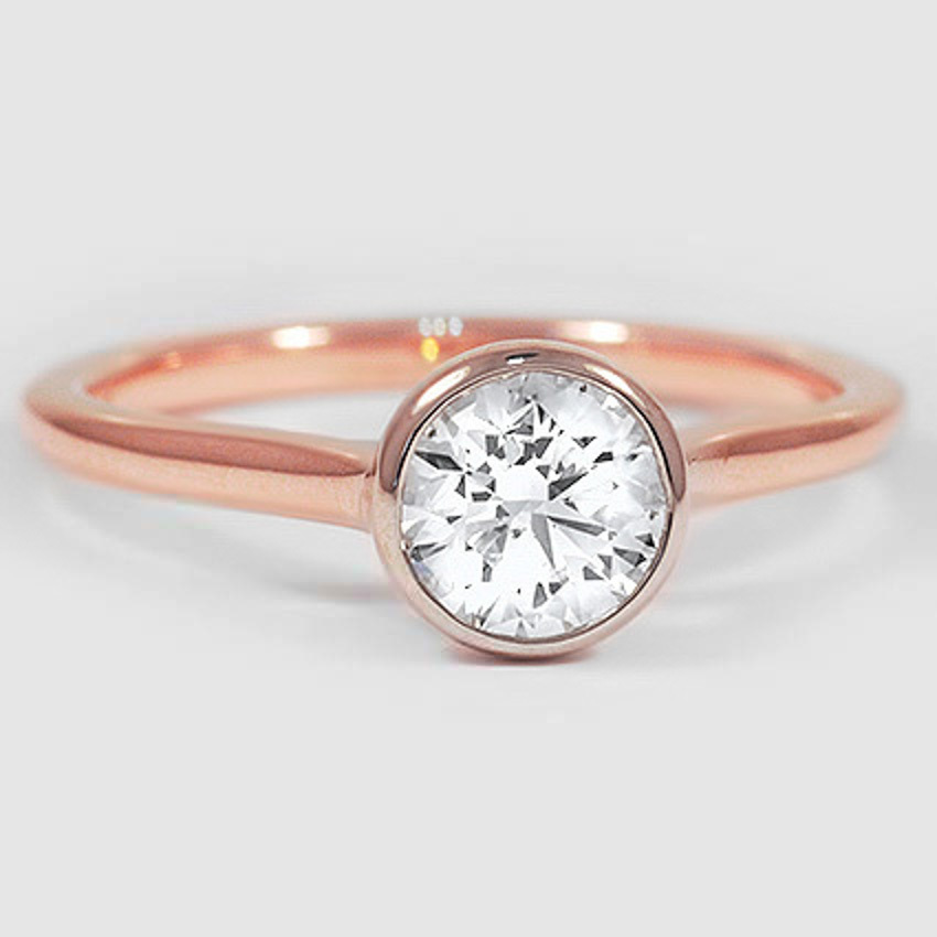 14K Rose Gold Luna Ring