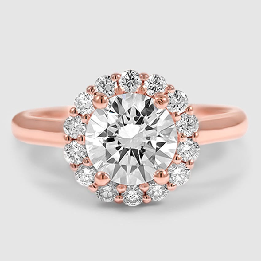 Flower Engagement Ring Lotus Brilliant Earth