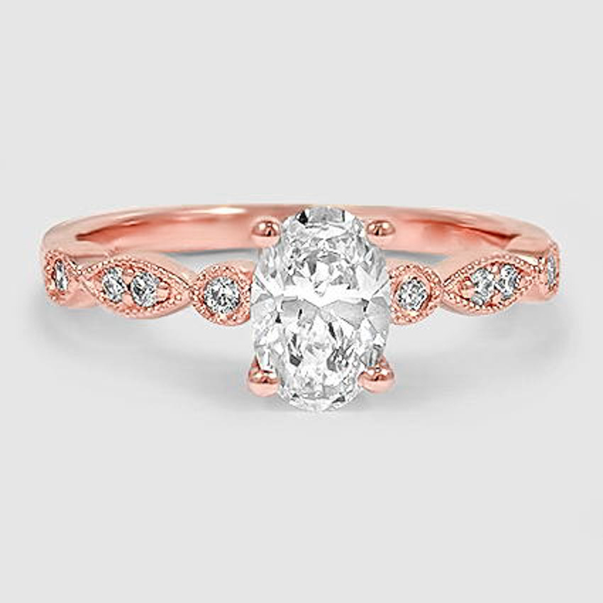 Vintage Diamond Engagement Ring Tiara Brilliant Earth