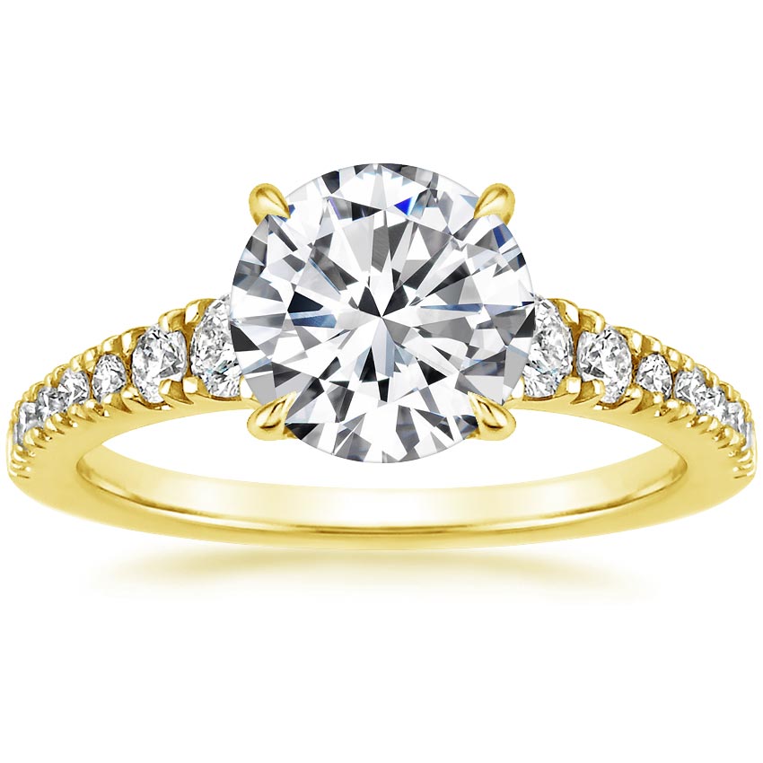 18k Yellow Gold Simone Diamond Ring