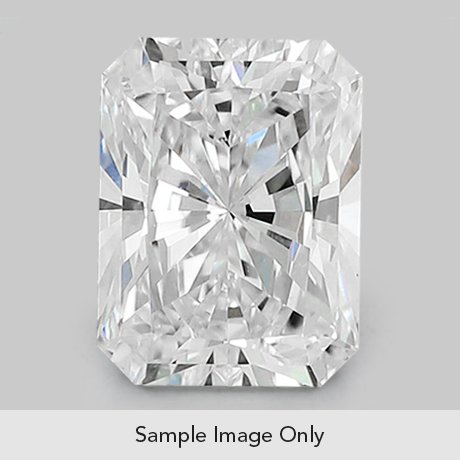 1.0 Carat Radiant Diamond large top view