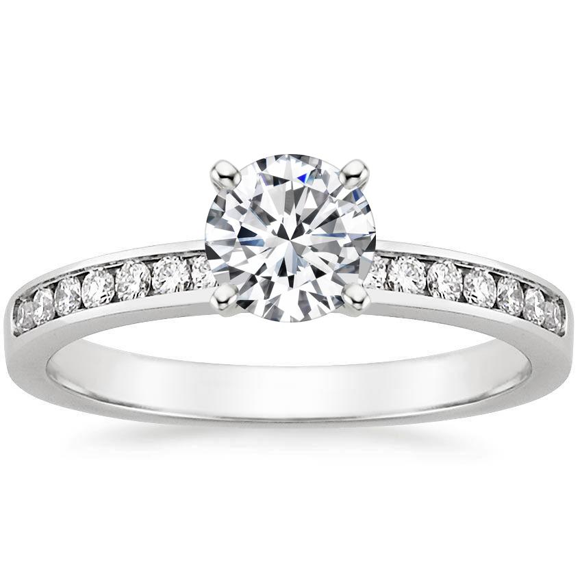 Channel Set Engagement Ring Petite Channel Set Brilliant Earth