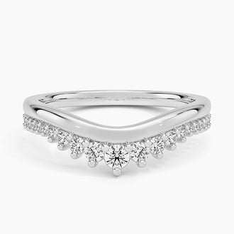 Serafina Contour Diamond Ring (1/4 ct. tw.) in Platinum