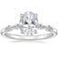 Platinum Versailles One-Quarter Coverage Diamond Ring, smalltop view
