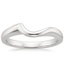18K White Gold Cascade Wedding Ring, smalltop view