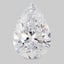 2.51 Carat Pear Diamond large top view