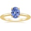 18K Yellow Gold Adorned Petite Elodie Diamond Ring, smalltop view