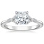 18K White Gold Nadia Diamond Ring, smalltop view
