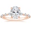 14K Rose Gold Versailles Half-Coverage Diamond Ring (1/3 ct. tw.), smalltop view