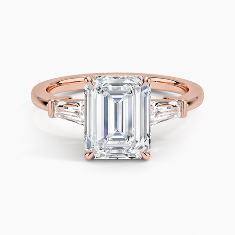 14K Rose Gold Symphony Three Stone Diamond Ring (1/2 ct. tw.)