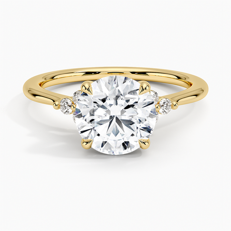 Trio Cluster Engagement Ring