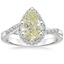 Platinum Chamise Halo Diamond Ring (1/5 ct. tw.), smalltop view